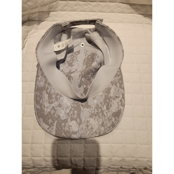 Lululemon Fast Free Run Hat Lightweight Grey Camo Adjustable Strap Neutral Sport - Picture 6 of 8